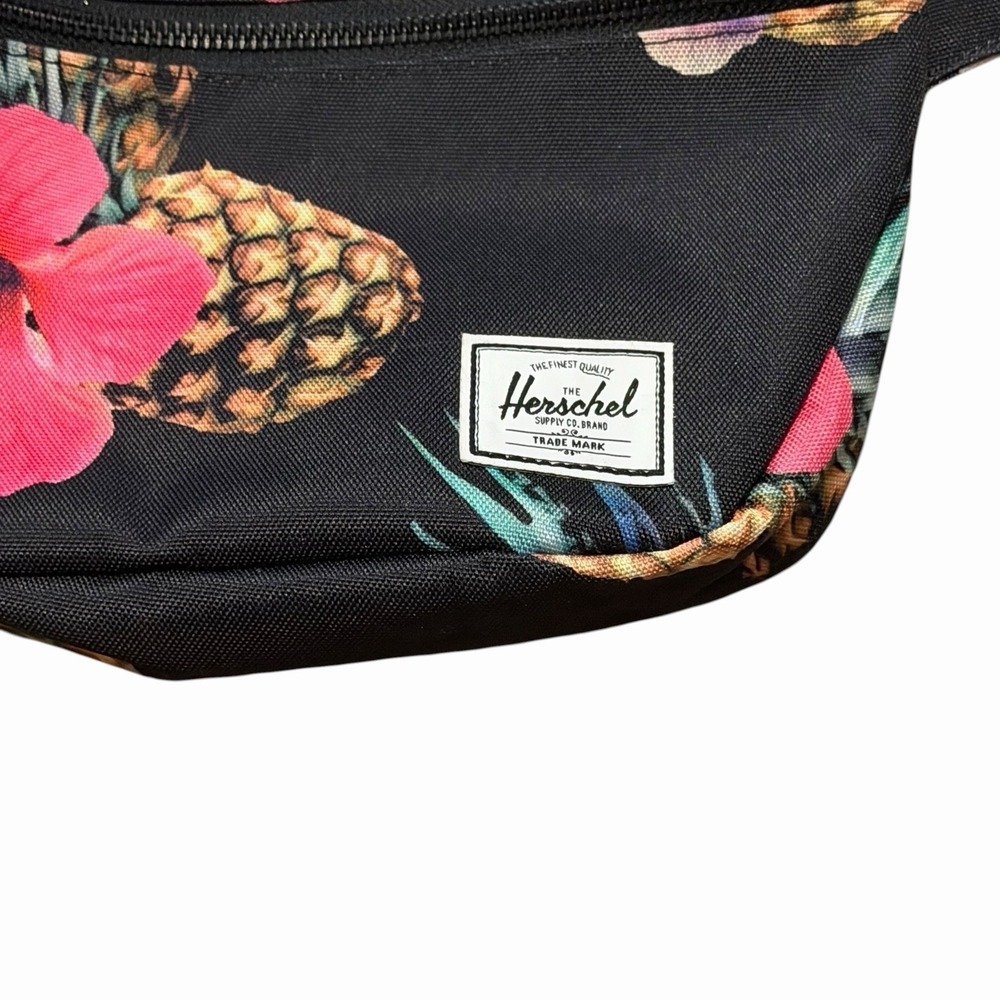 Herschel Supply Co. Pineapple Floral Fifteen Waist Pack Black View 3